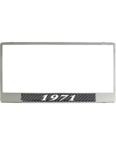 License Plate Frame - 1971