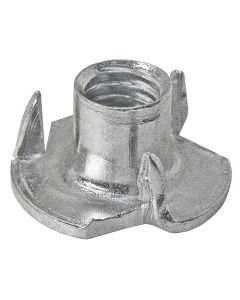 Model A Ford T Nut - 5/16-18 - Spiked Flange - Zinc