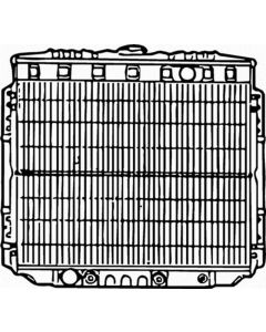 Radiator - 2 Row - 200 6 Cylinder With Standard Cooling
