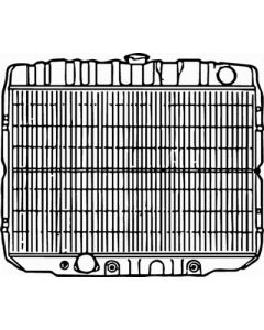 1967-1970 Mustang Copper/Brass 3 Row 24” Radiator 302/351/390/428
