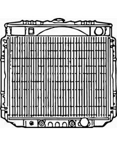 1967 Mustang 3-Row Radiator for 289 V8 with A/C