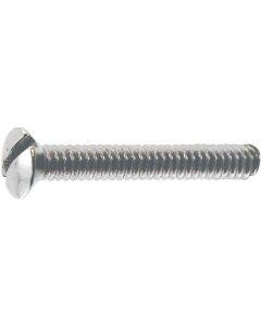 Oval Head Machine Screw - 6/32 X 1 - Slotted