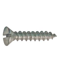 Oval Head Sheet Metal Screw - Slotted - 10 X 1