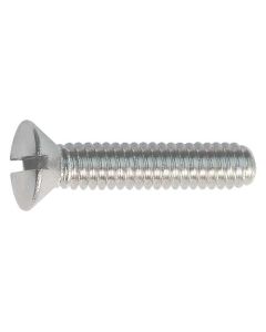 Oval Head Machine Screw - Slotted - 1/4-20 X 1-1/4 - Stainless Steel