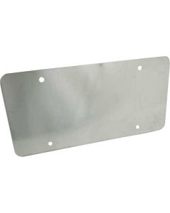 License Plate Backing Cover - Plain - Stainless Steel