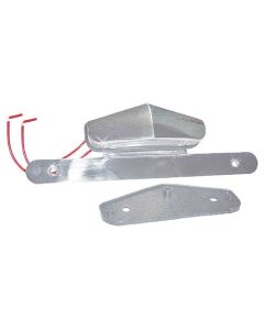 License Plate Lamp - Stainless Steel Housing and Bracket - 12 Volt Bulb