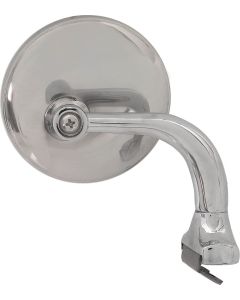 Universal Peep Mirror/ S.s./ 3 Head/ Curved Arm