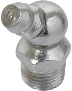 Model A Ford Grease Fitting - Chrome Plated - 1/8 Pipe - 45Degree - Modern Style