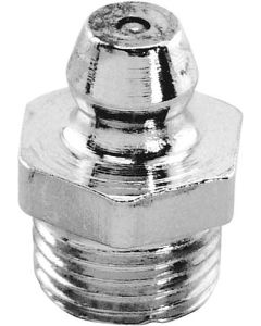 Model A Ford Grease Fitting - Chrome Plated - 1/8 Pipe - Straight - Modern Style
