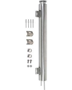 Radiator Overflow Tank/ 19 Long/ Ss