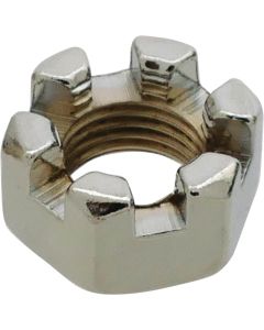 Model A Ford Castle Nut - 1/2-20 - Chrome