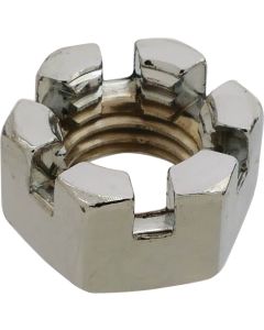 Model A Ford Castle Nut - 3/4-10 - Chrome