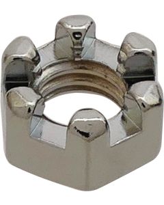 Model A Ford Castle Nut - 3/8-16 - Chrome