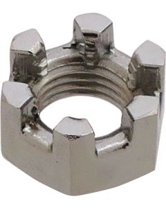 Model A Ford Castle Nut - 3/8-24 - Chrome