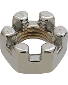 Model A Ford Castle Nut - 7/16-20 - Chrome