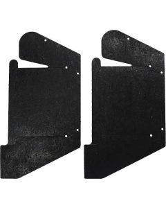 1965-1968 Ford-Mercury Including Galaxie Die-Cut Black Rubber Splash Shields