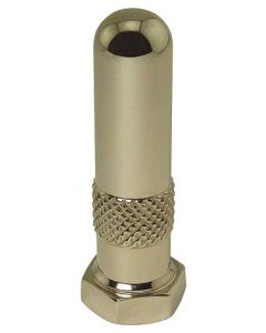 16-27/nickel Stem Cover/ Rubber Stem/wood Wheel