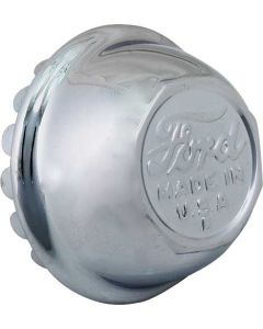 Model T Ford Wire Wheel Hub Cap - Chrome - Ford Script