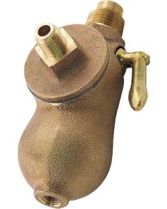 Model T Ford Gas Sediment Bulb Assembly - All Brass - No Drain Petcock - US Made