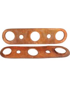 Model T Ford Exhaust Manifold Gaskets - 3 in 1 Type - Copper Clad - Improved Design