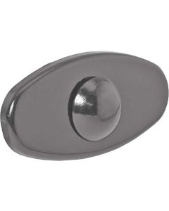 Model T Ford Bumper - Front or Rear Outer Clamp - Black - Includes Black Bolt