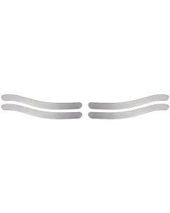 Model T Ford Bumper Rear Face Bars - Split Bar - Polished Stainless Steel