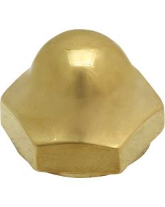 Model T Ford Steering Gear Wheel Nut - Brass - High Crown