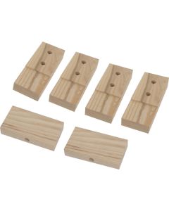 Model T Ford Body Block Set - Wood - 6 Pieces - Touring & Tudor Sedan