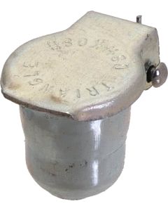 Model T Ford Front or Rear Spring Shackle & Perch Oiler, Press-In Flip-Top Type