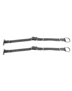 Model T Ford Rear Curtain Straps - Black Woven Cotton