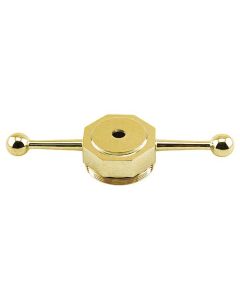 Model T Ford Radiator Cap - Polished Die Cast Brass - Dogbone Style - For Motor Meter