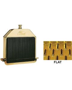 Model T Ford Radiator - Brass - Ford Script - Flat Tube Type