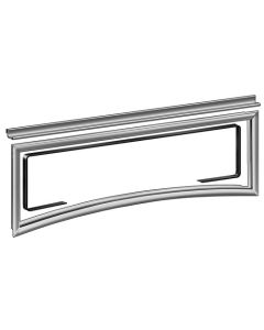 Model T Ford Windshield Frame - Highly Polished Aluminum Street Rod Finish - Coupe & Tudor