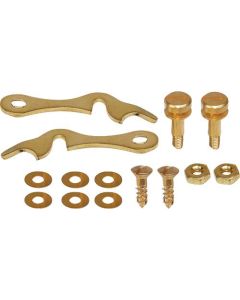Model T Coil Box Latch Set, 14-Piece, Brass, For Wood Box, 1909-1913