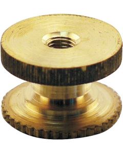 Model T Ford Coil Adjustment Nut - Brass- Knurled - For Heinze Coil