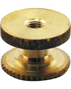 Model T Ford Coil Adjustment Nut - Brass- Knurled - For Heinze Coil