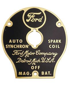 Model T Coil Switch Cover For Wood Coild Box, 1914-1922