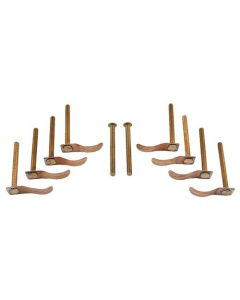Coil Box Terminal Bolt Only Set/ 10 Pcs/ Brass