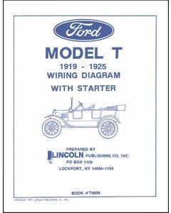 Model T Ford Electrical Wiring Diagram Fold-Out