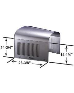 Model T Ford Hood - Steel - Pressed Steel Handles - 18 Louver Side Panels - Passenger Car And TT Truck