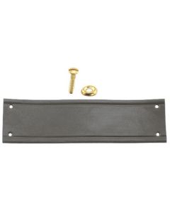 Model T Ford Door Check Strap - Black Leather With Brass Hardware - Open Car