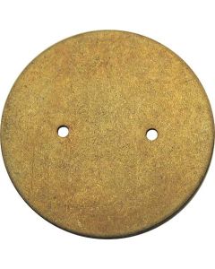 Model T Ford Carburetor Throttle & Choke Plate - Stamped Brass - For Holley NH