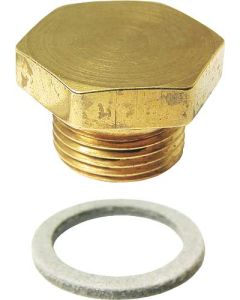 Model T Ford Carburetor Bowl Nut - Brass - For Holley NH