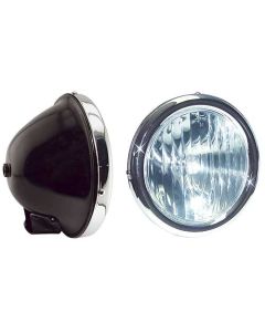26-27/complete Headlights /Black With Chrome Rim