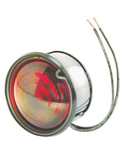 Model T Ford Tail Light - Left - Powder-coated - Black - 6 Volt Bulb Installed - US Made