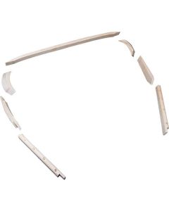 Model T Ford Seat Wood - Seat Tack Rails - Front - 7 Pieces