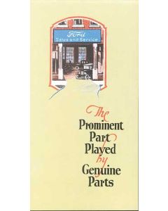 Sales Brochure - The Prominent Part Played By Genuine Parts