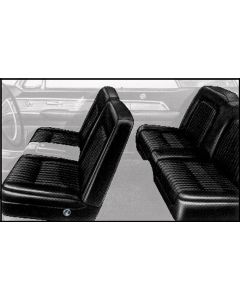 61-2 Black Frt Buckets & Rear