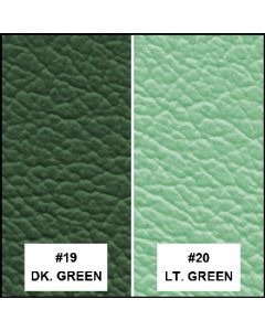 1960 Ford Thunderbird Vinyl Front Bucket Seat Covers, 2-Tone Turquoise #17 & #18 Trim Code 57
