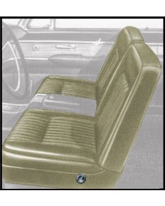1961-1962 Ford Thunderbird Front Bucket Seat Covers, Vinyl, Light Beige (Pearl White) #26, Trim Code 54